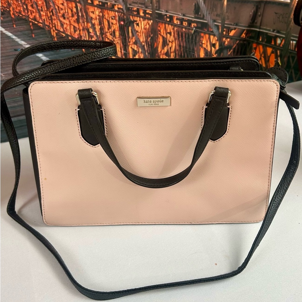 Kate Spade Pink and Black Handbag